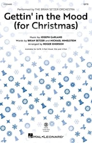 Gettin' in the Mood (For Christmas) SATB choral sheet music cover Thumbnail